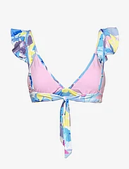 Fabienne Chapot - Heather Bikini Top - trīsstūra bikini augšiņa - cream white/pool blu - 1