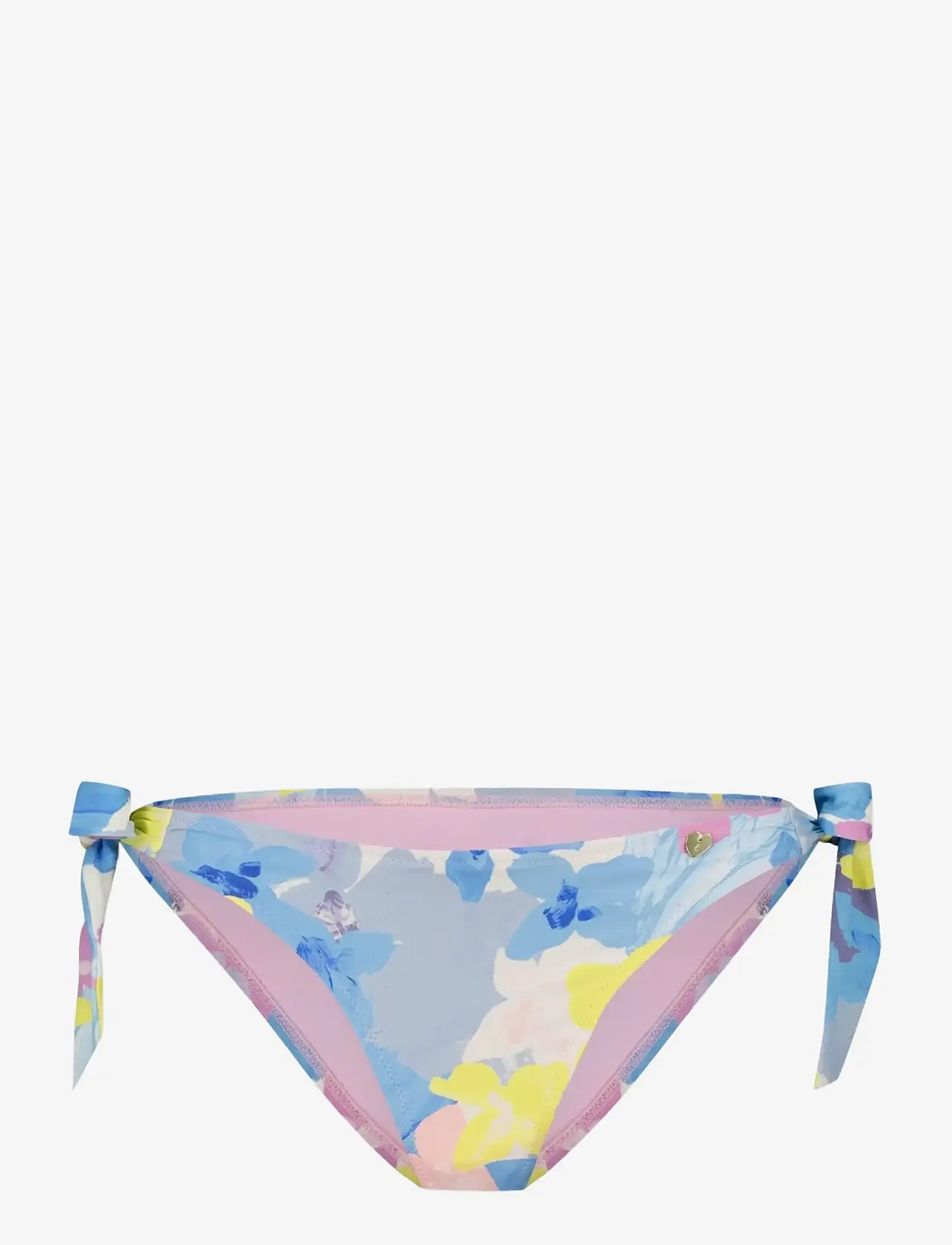 Fabienne Chapot - Beline Bikini Bottom - side tie bikinier - cream white/pool blu - 0