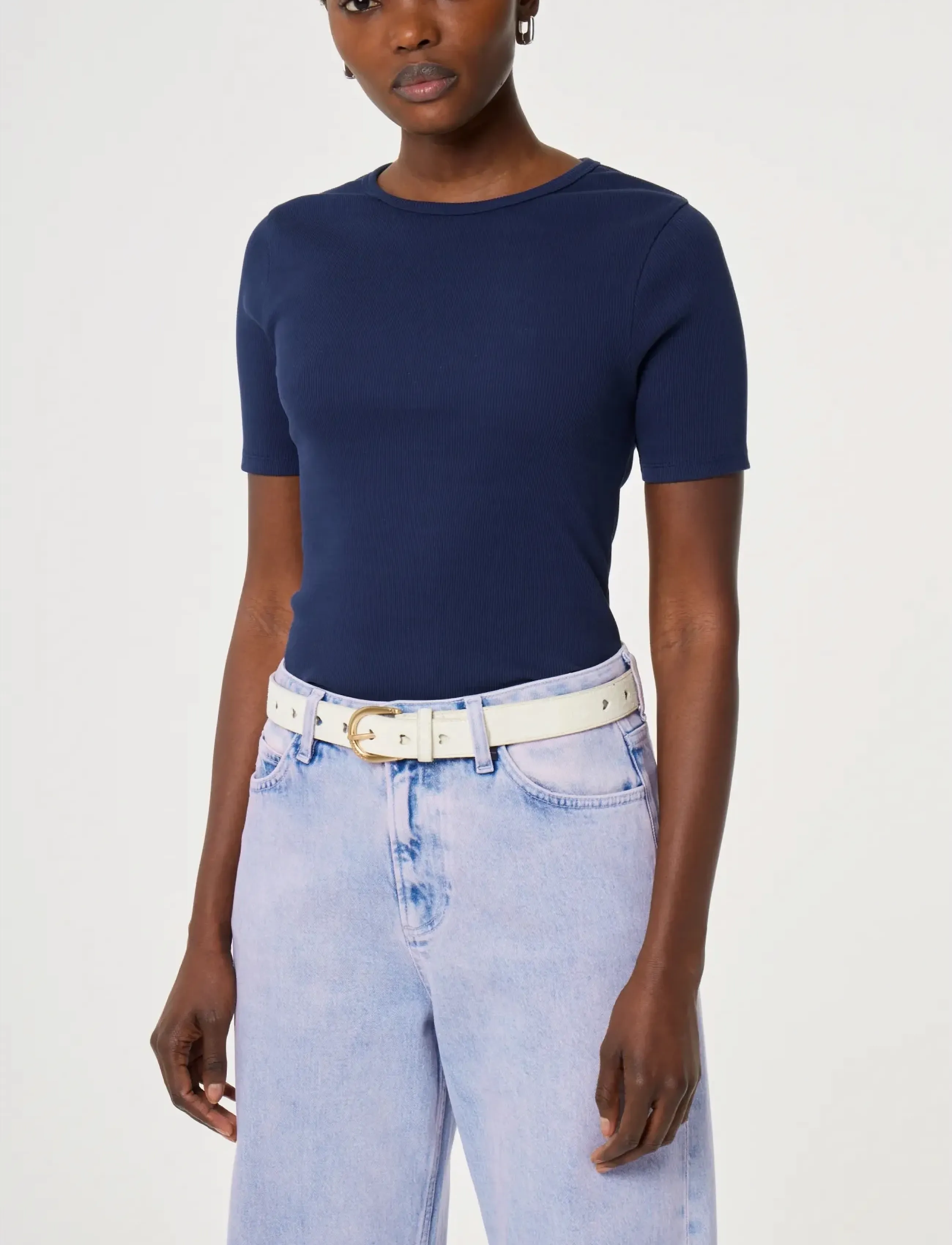 Fabienne Chapot - Cut it Out Heart Belt Suede - ledergürtel - cream white - 1