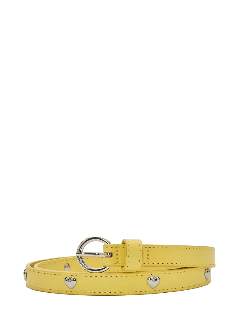 Fabienne Chapot - Bold Love Small Belt - læderbælter - lemon meringue - 0
