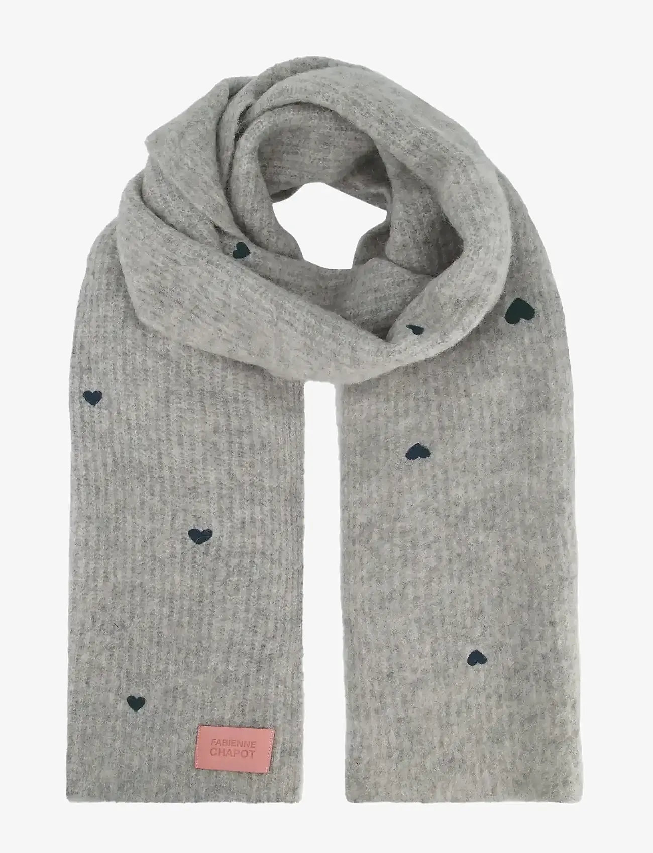 Fabienne Chapot - Lidia Scarf - winter scarves - grey melange - 0