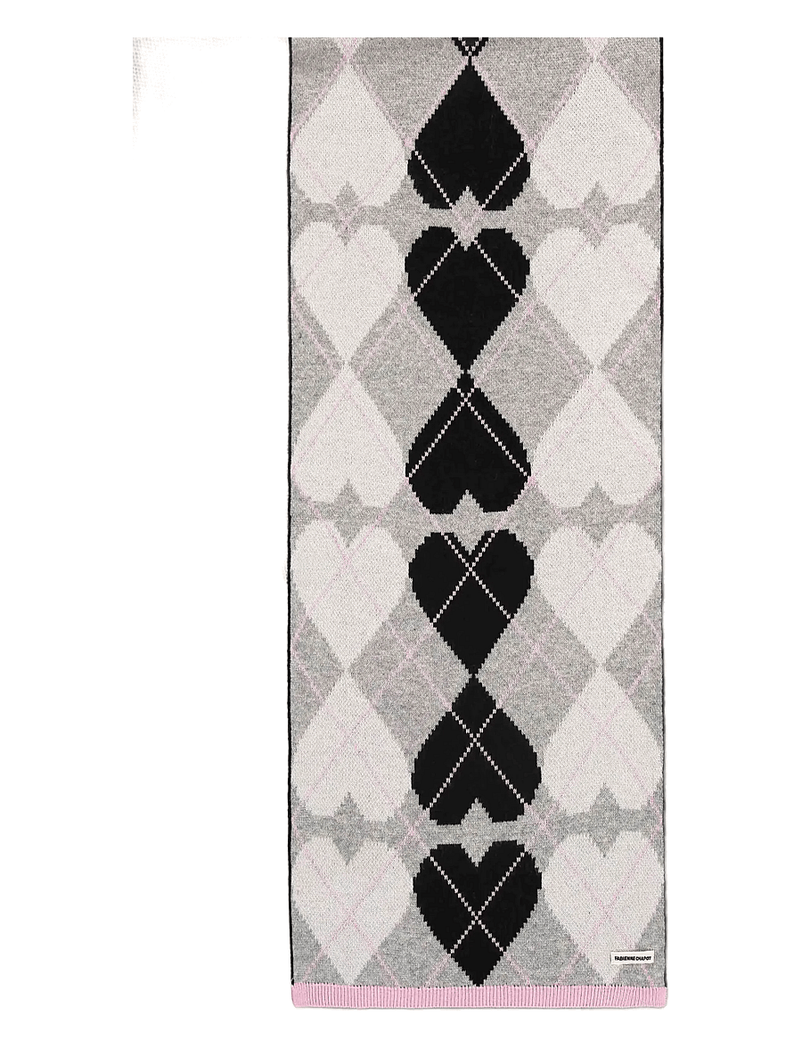 Fabienne Chapot - Jamie Scarf - talvesallid - grey/black - 1