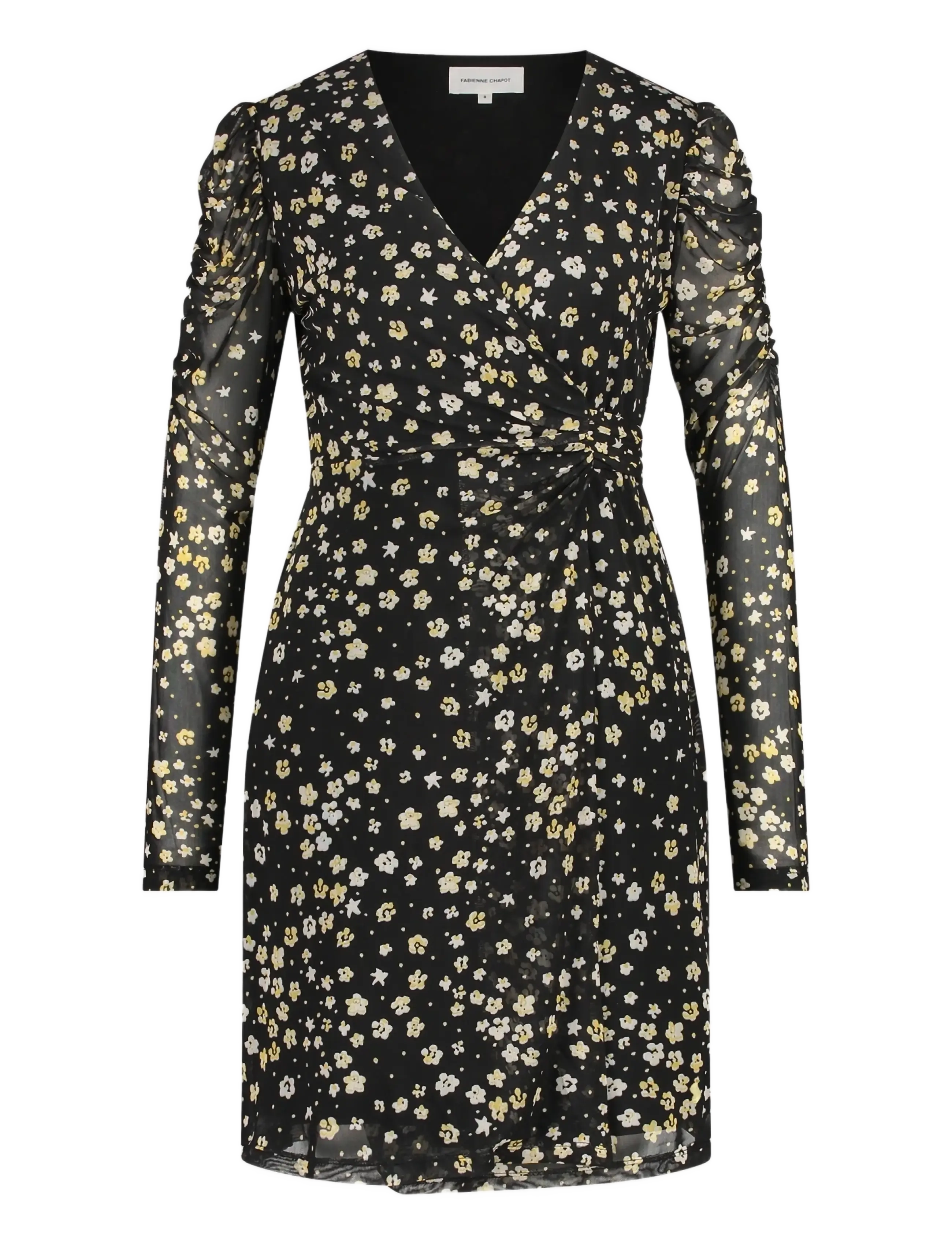 Fabienne Chapot Flake Dress - Fabienne Chapot - BLACK/DIJON YELLOW / black