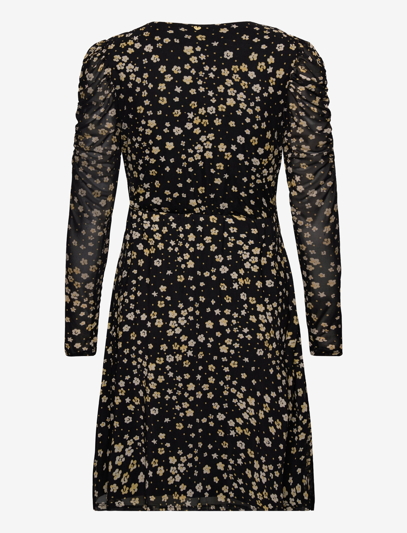 Fabienne Chapot - Flake Dress - wickelkleider - black/dijon yellow - 1