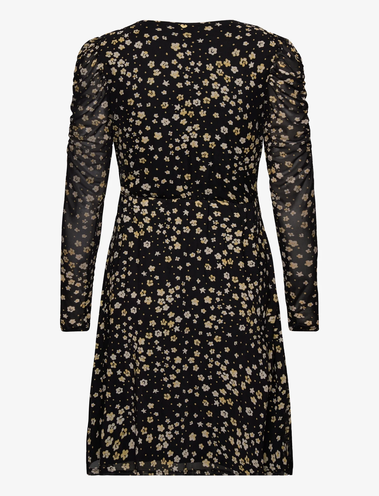 Fabienne Chapot - Flake Dress - feestelijke kleding voor outlet-prijzen - black/dijon yellow - 1
