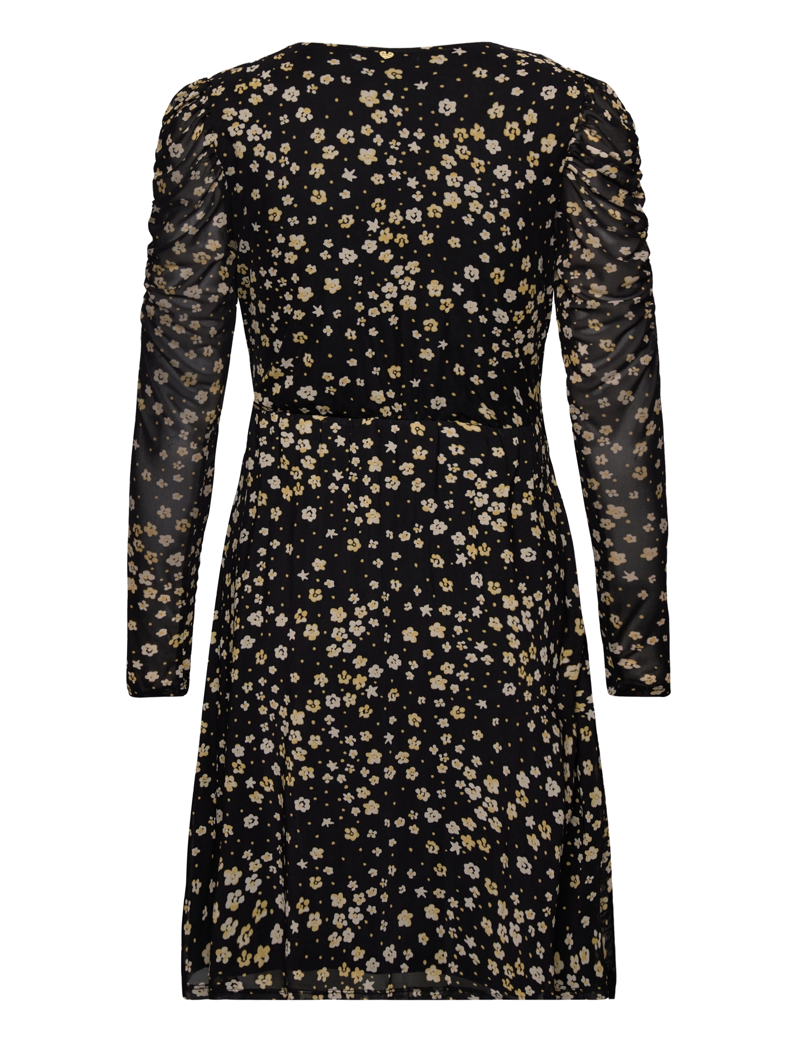Fabienne Chapot - Flake Dress - lyhyet mekot - black/dijon yellow - 1
