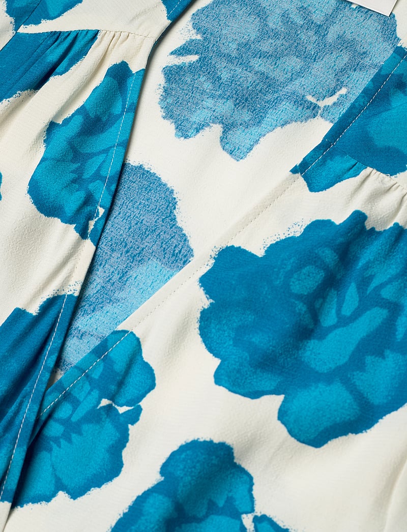 Fabienne Chapot - Archana Butterfly - slå-om-kjoler - azure blue/cream whi - 3