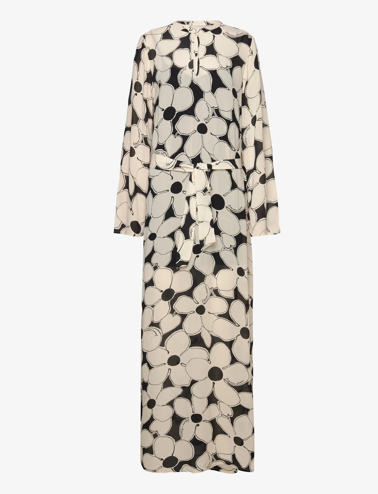 Fabienne Chapot - Giselle Dress - maxi dresses - creme brulee/black - 0