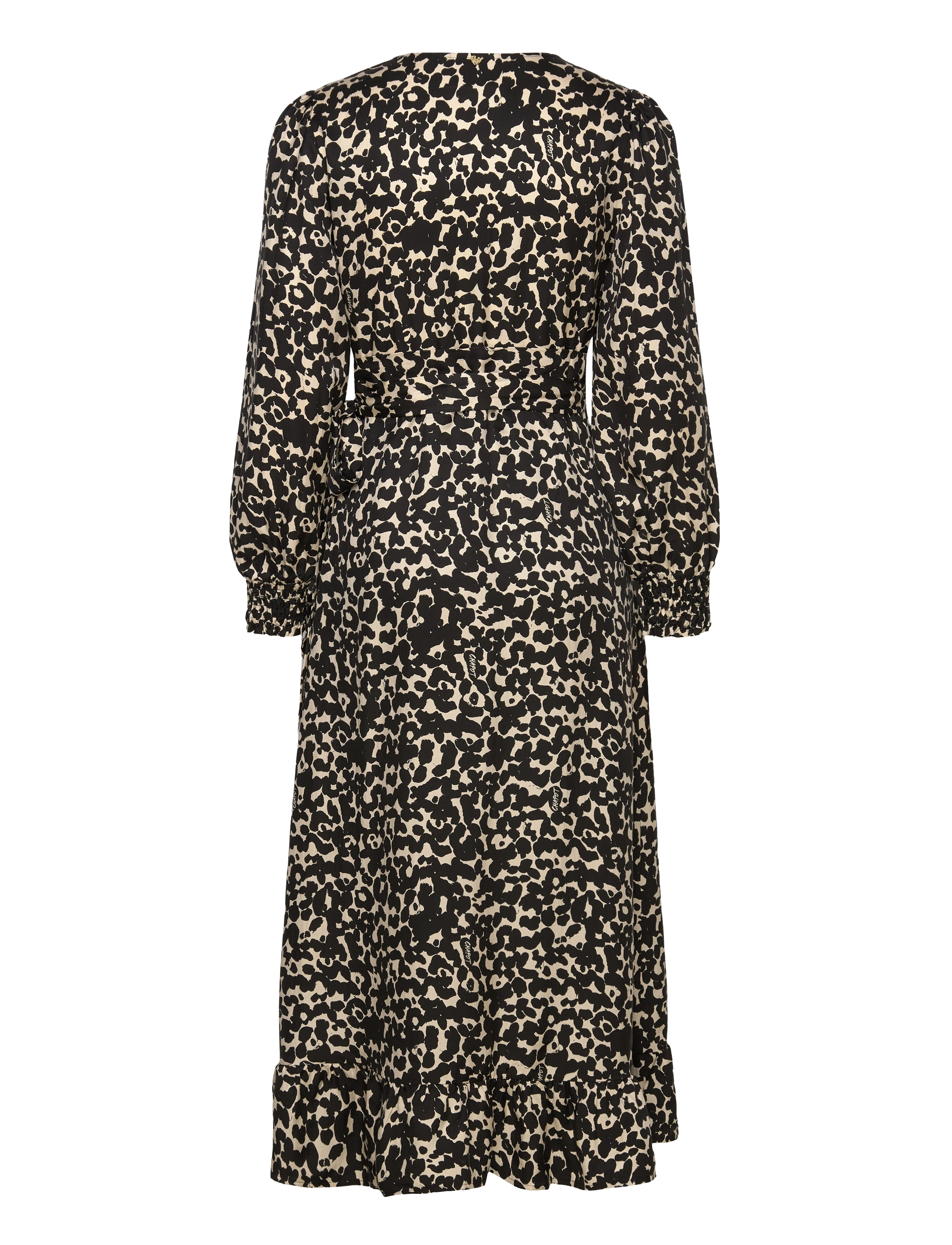 Fabienne Chapot - Bella Dress - slå-om-kjoler - black/oat melange - 1