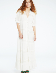 Fabienne Chapot - Natalia dress - omlottklänningar - cream white - 3