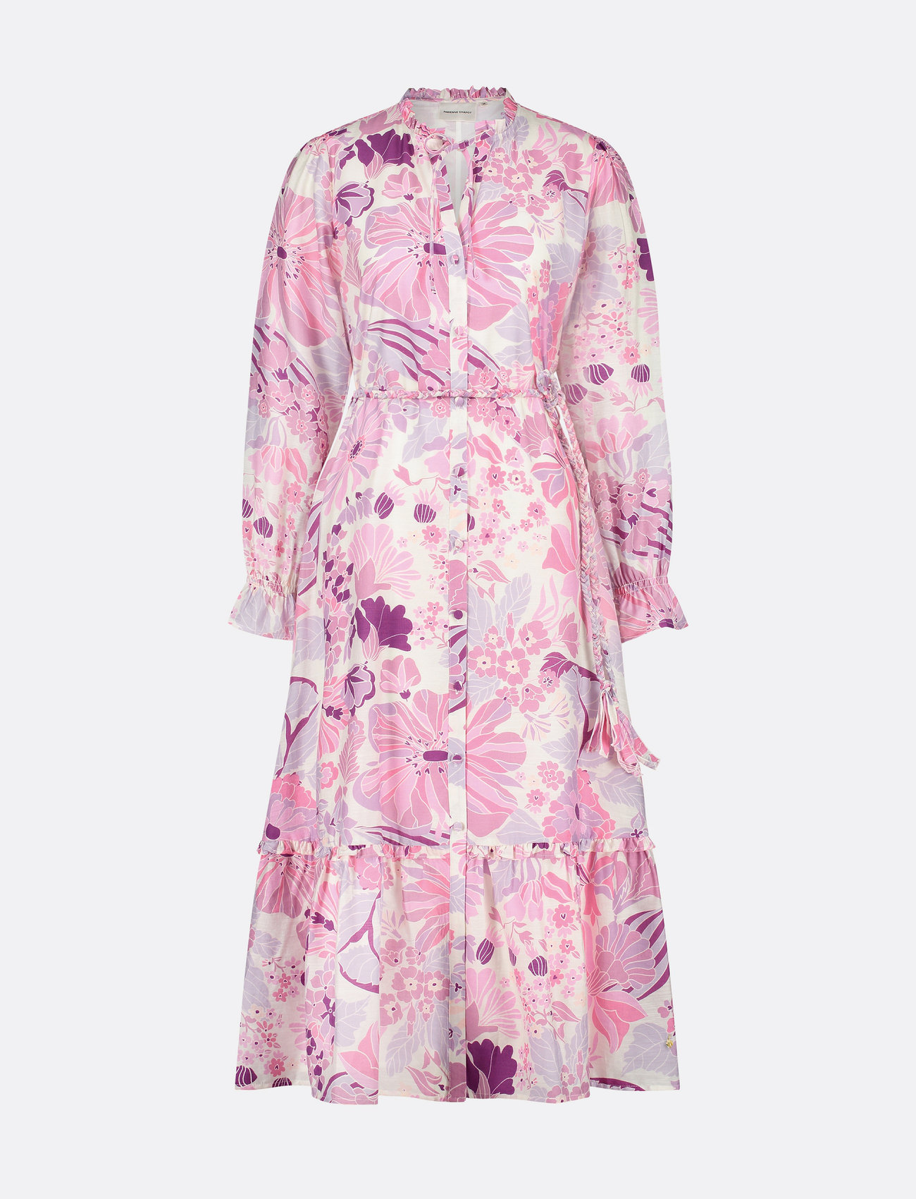 Fabienne Chapot - Marilene Dress - feestelijke kleding voor outlet-prijzen - warm white/pink cand - 0
