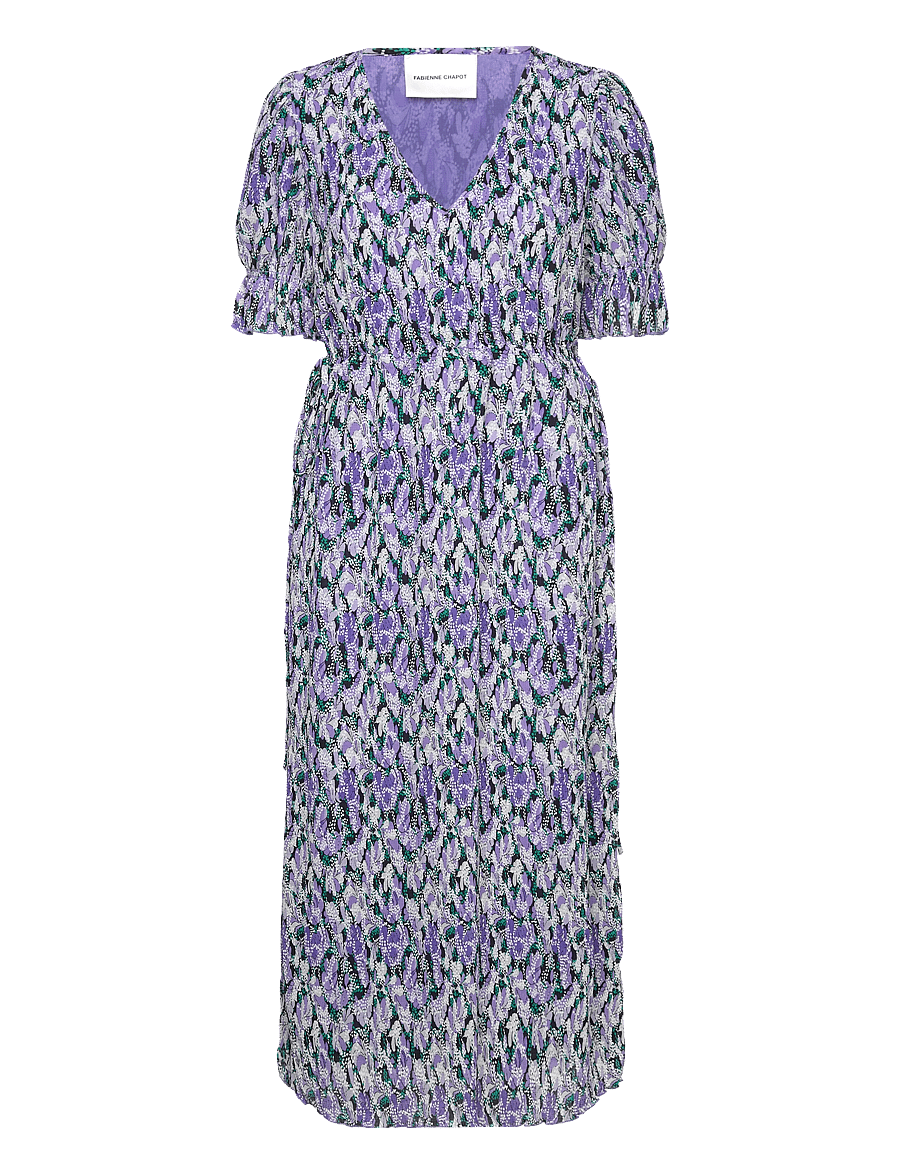 Fabienne Chapot - Pauline Dress - robes d'été - poppy purple/cream w - 1