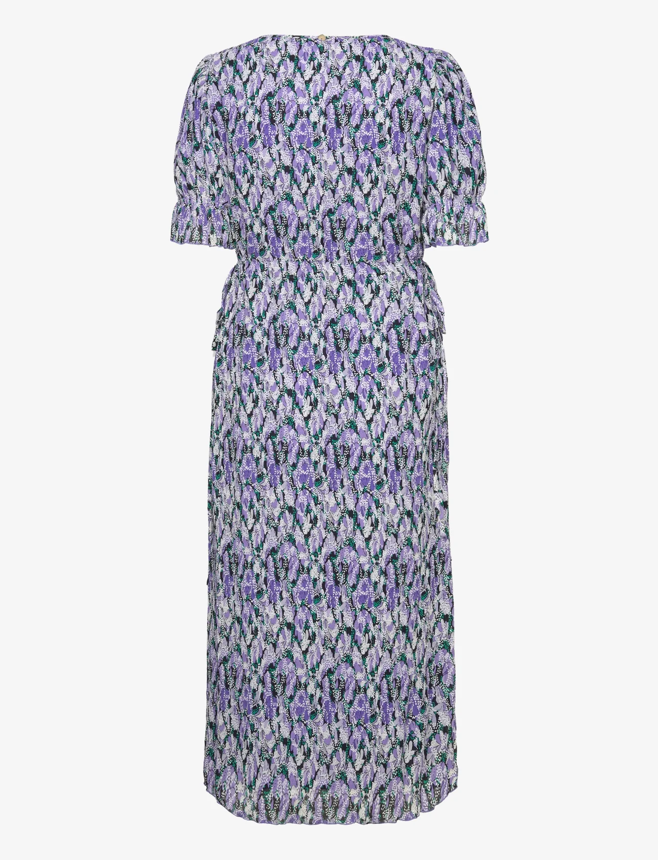 Fabienne Chapot - Noa Dress - skjortklänningar - poppy purple/cream w - 1