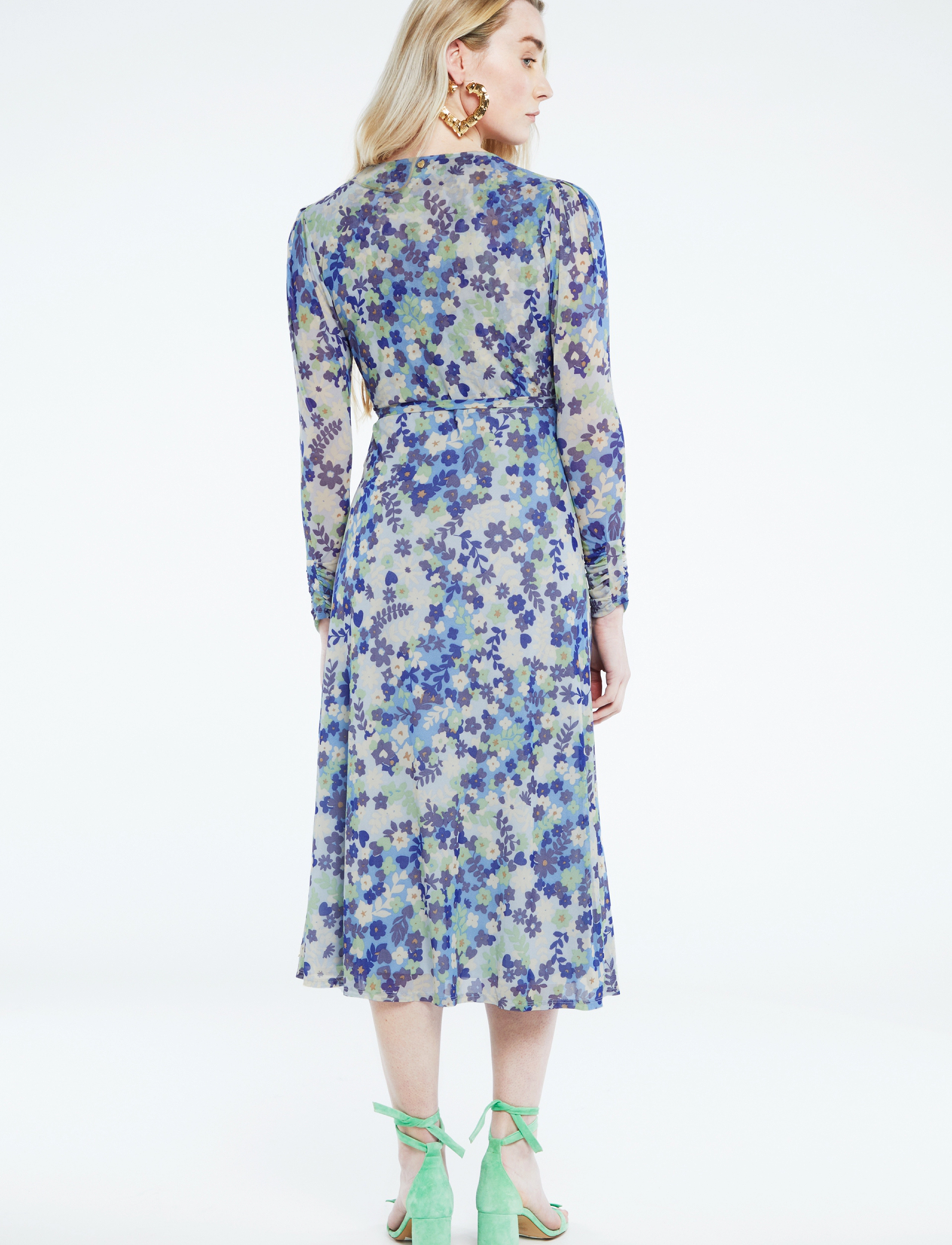 Fabienne Chapot - Natalie dress - riad blue/holy guaca - 3