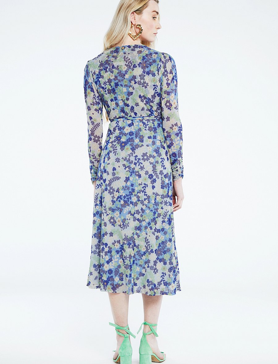 Fabienne Chapot - Natalie dress - riad blue/holy guaca - 3