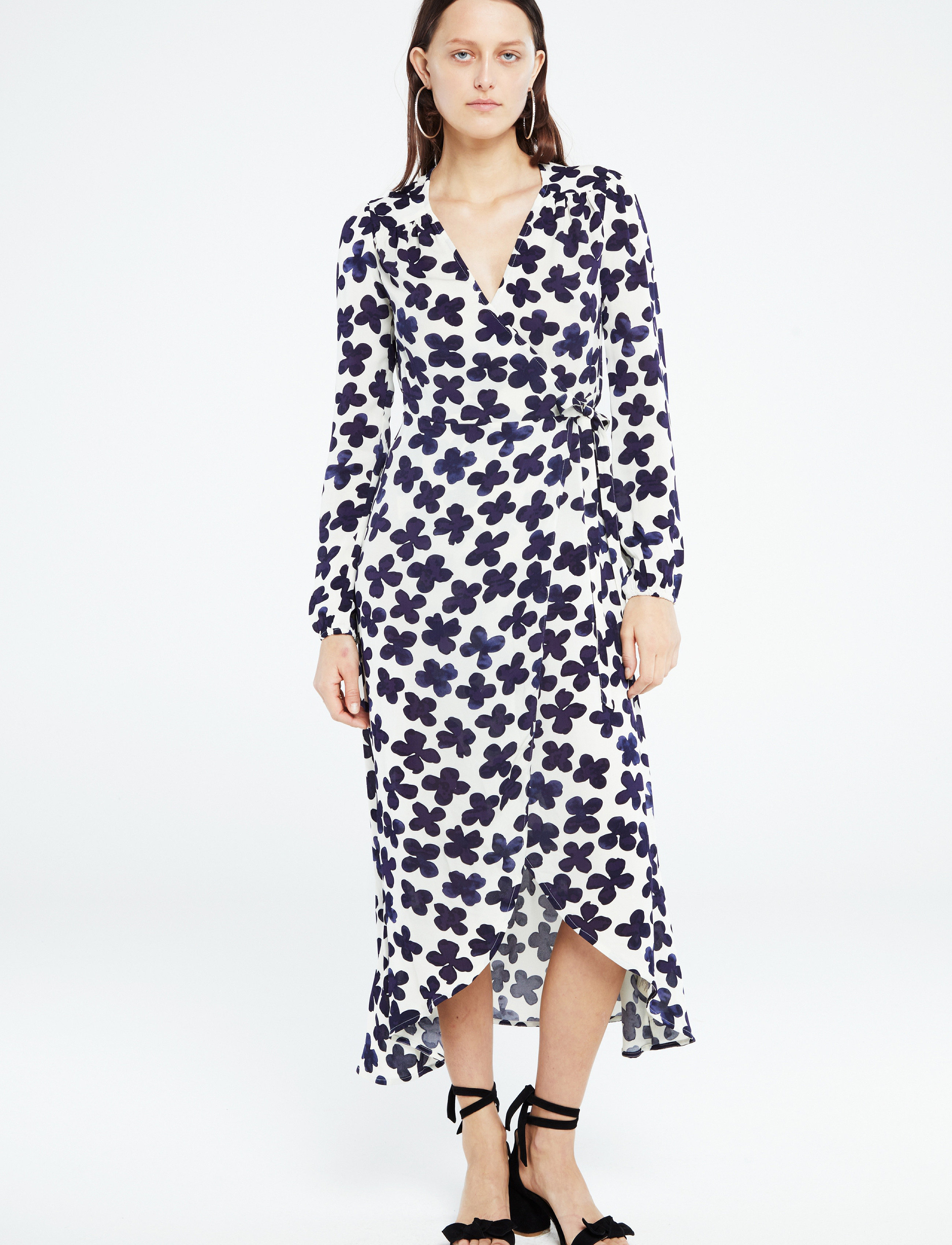 Fabienne Chapot Natasja dress - Kleider - NAVY/CREAM WHITE / navy