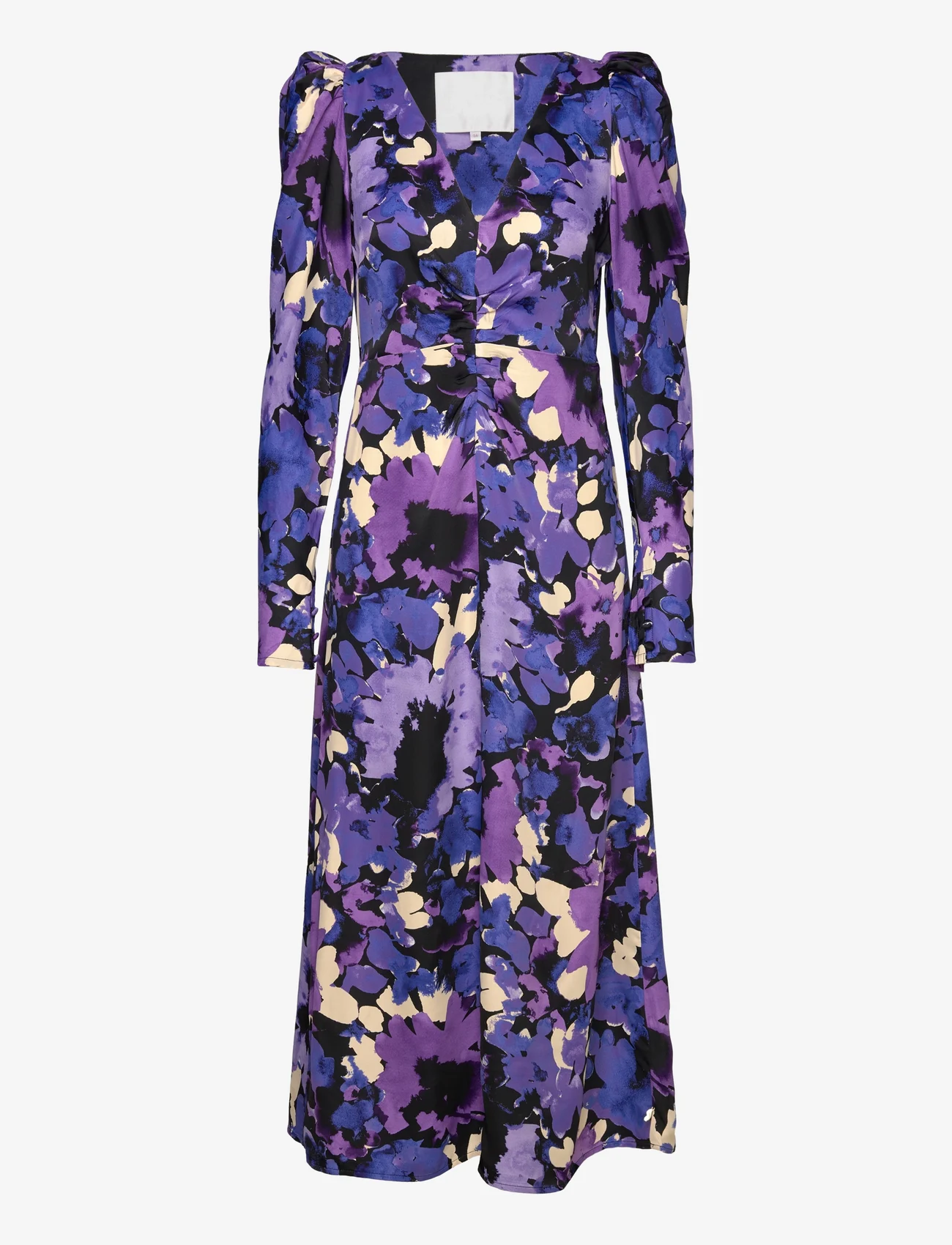 Fabienne Chapot - Vera LS Dress - ballīšu apģērbs par outlet cenām - black/bluemsbury - 0