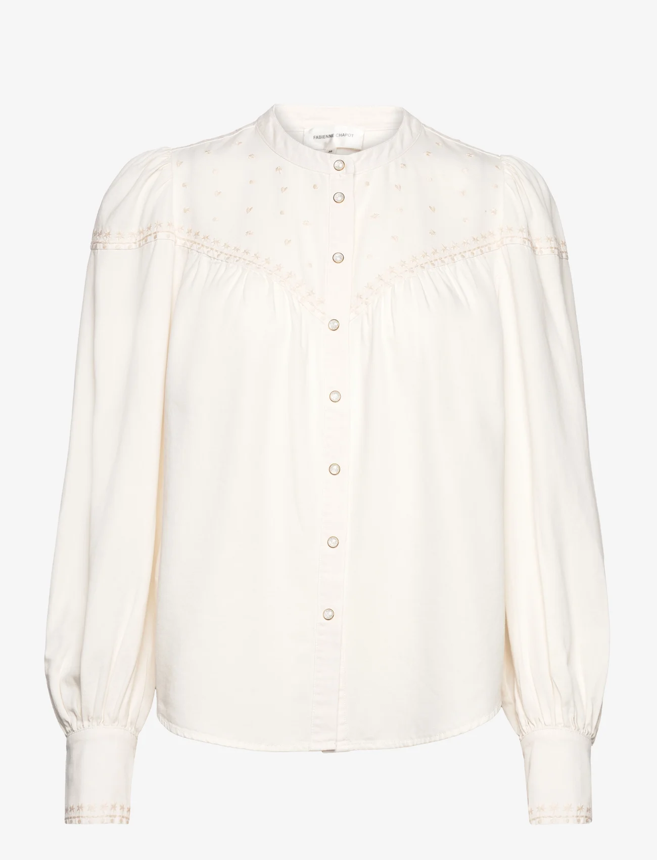 Fabienne Chapot - Baker Blouse - long-sleeved blouses - cream white - 0