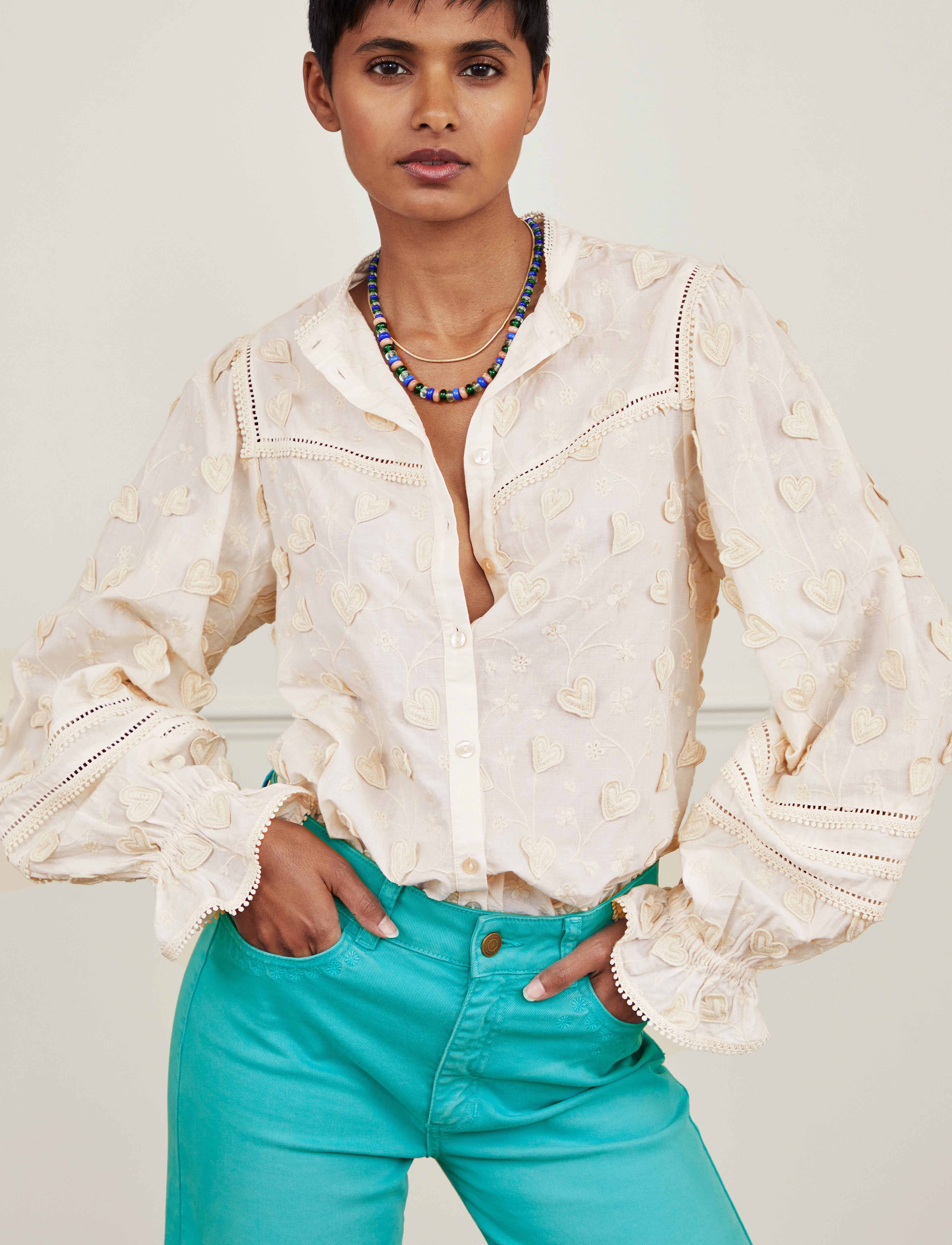 Fabienne Chapot - Joan Blouse - warm white - 2