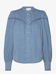 Fabienne Chapot - Baker Blouse - long-sleeved blouses - light medium wash - 0