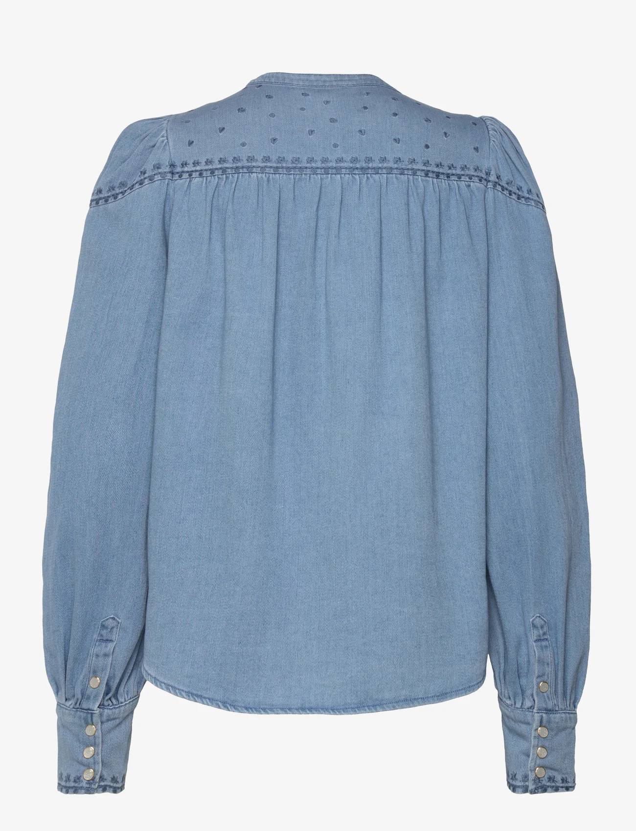 Fabienne Chapot - Baker Blouse - bluzki z długimi rękawami - light medium wash - 1