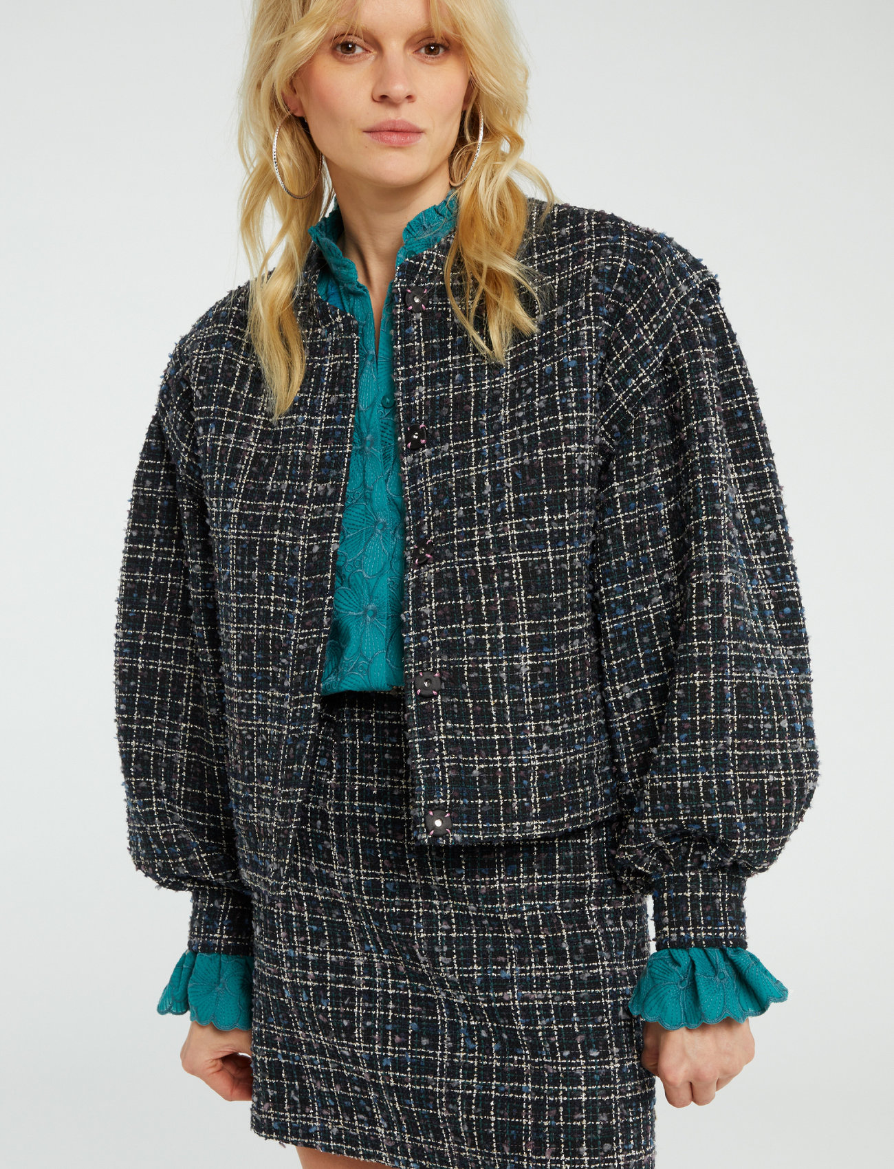 Fabienne Chapot - Carter Jacket - forårsjakker - keep it teal - 2