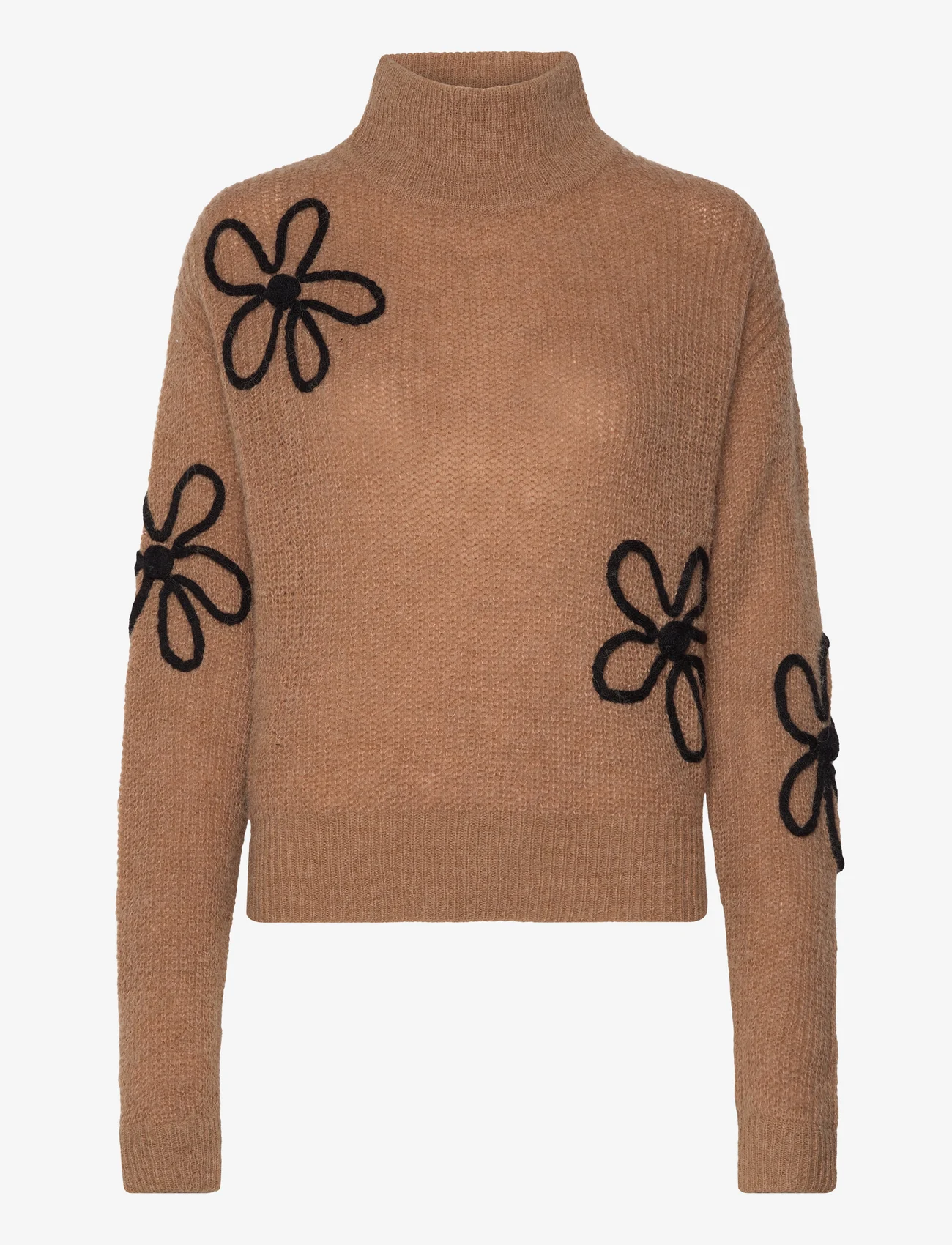 Fabienne Chapot - Jin Pullover - megztiniai su aukšta apykakle - toffee melange - 0