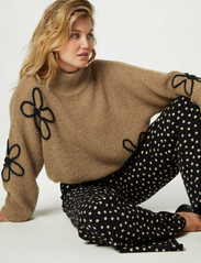 Fabienne Chapot - Jin Pullover - megztiniai su aukšta apykakle - toffee melange - 2