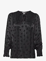 Fabienne Chapot - Caro Top - long-sleeved blouses - black - 0