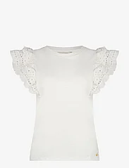 Fabienne Chapot - Anna Top - t-shirts - cream white - 0