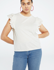Fabienne Chapot - Anna Top - marškinėliai - cream white - 1
