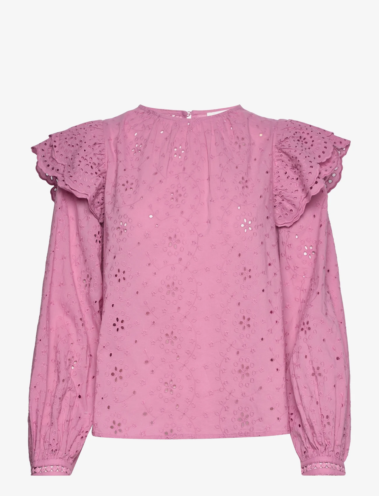 Fabienne Chapot - Bailey Top - long-sleeved blouses - pink mirage - 0