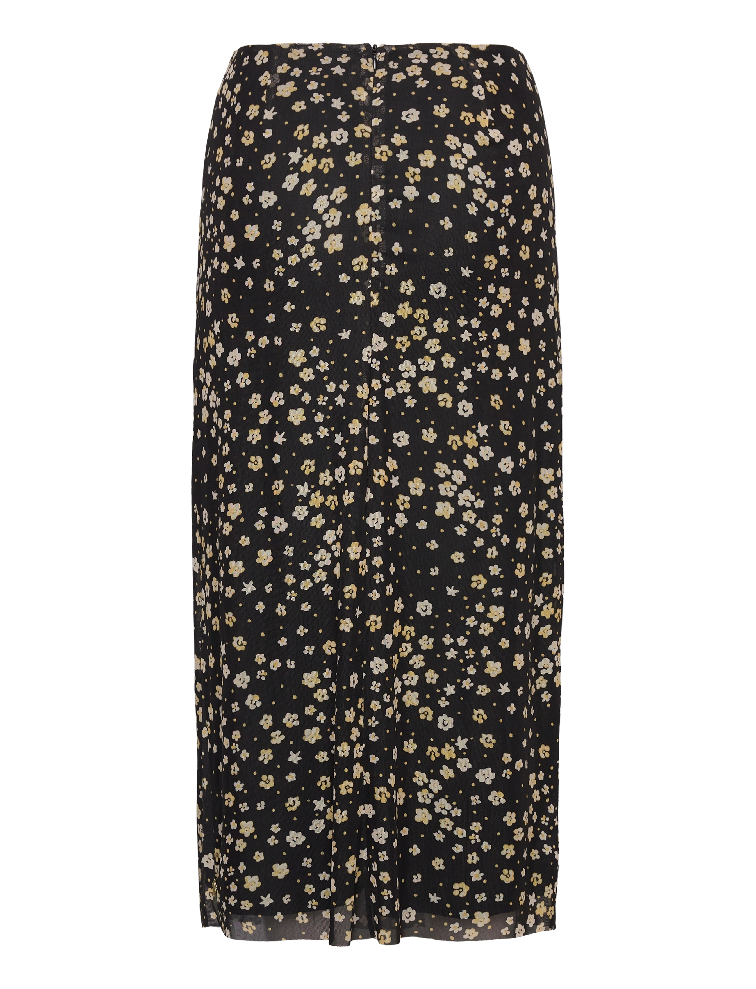Fabienne Chapot - Jessy Midi Skirt - black/dijon yellow - 1