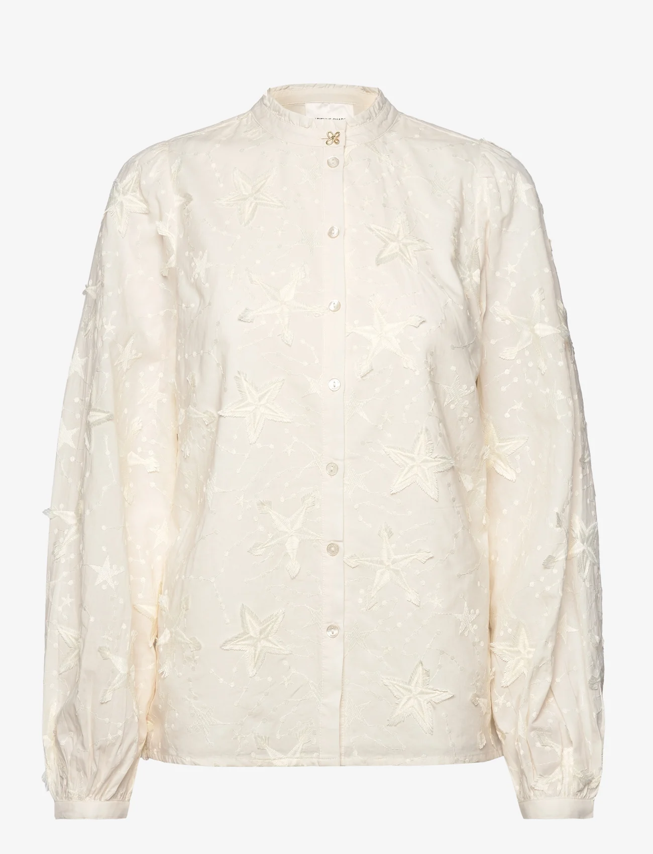 Fabienne Chapot - Jonny - long-sleeved blouses - cream white - 0