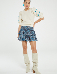 Fabienne Chapot - Mary Skirt - short skirts - tasty teal/cream whi - 3
