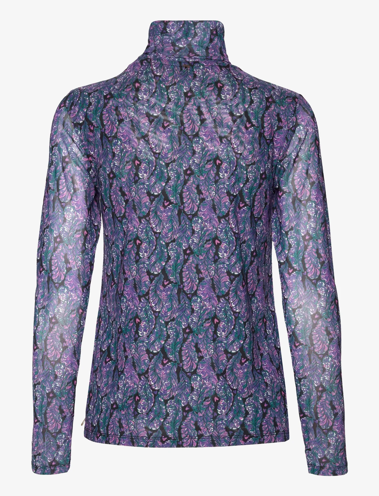 Fabienne Chapot - Michou Top - long-sleeved blouses - antra/poppy purple - 1