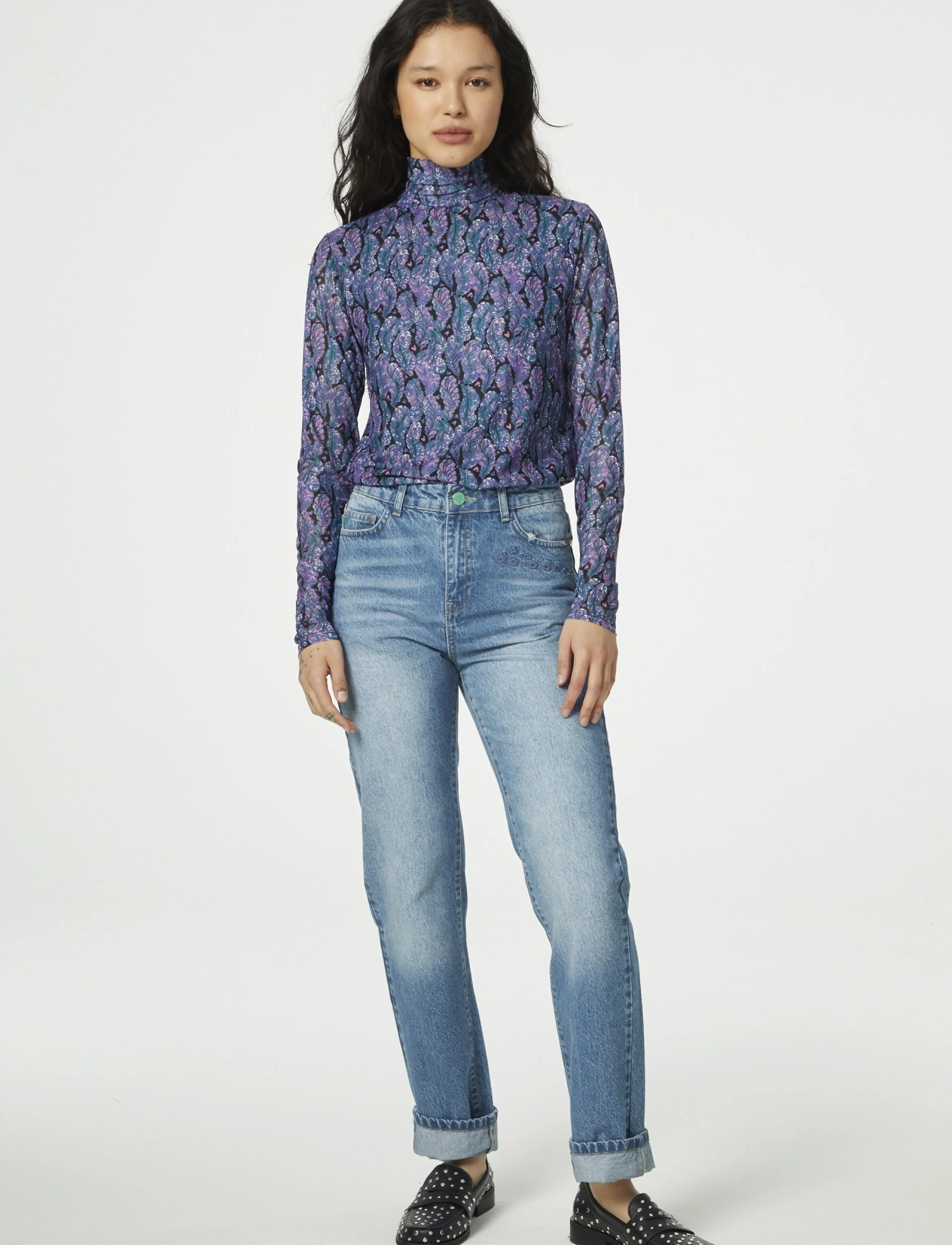 Fabienne Chapot - Michou Top - pitkähihaiset puserot - antra/poppy purple - 3