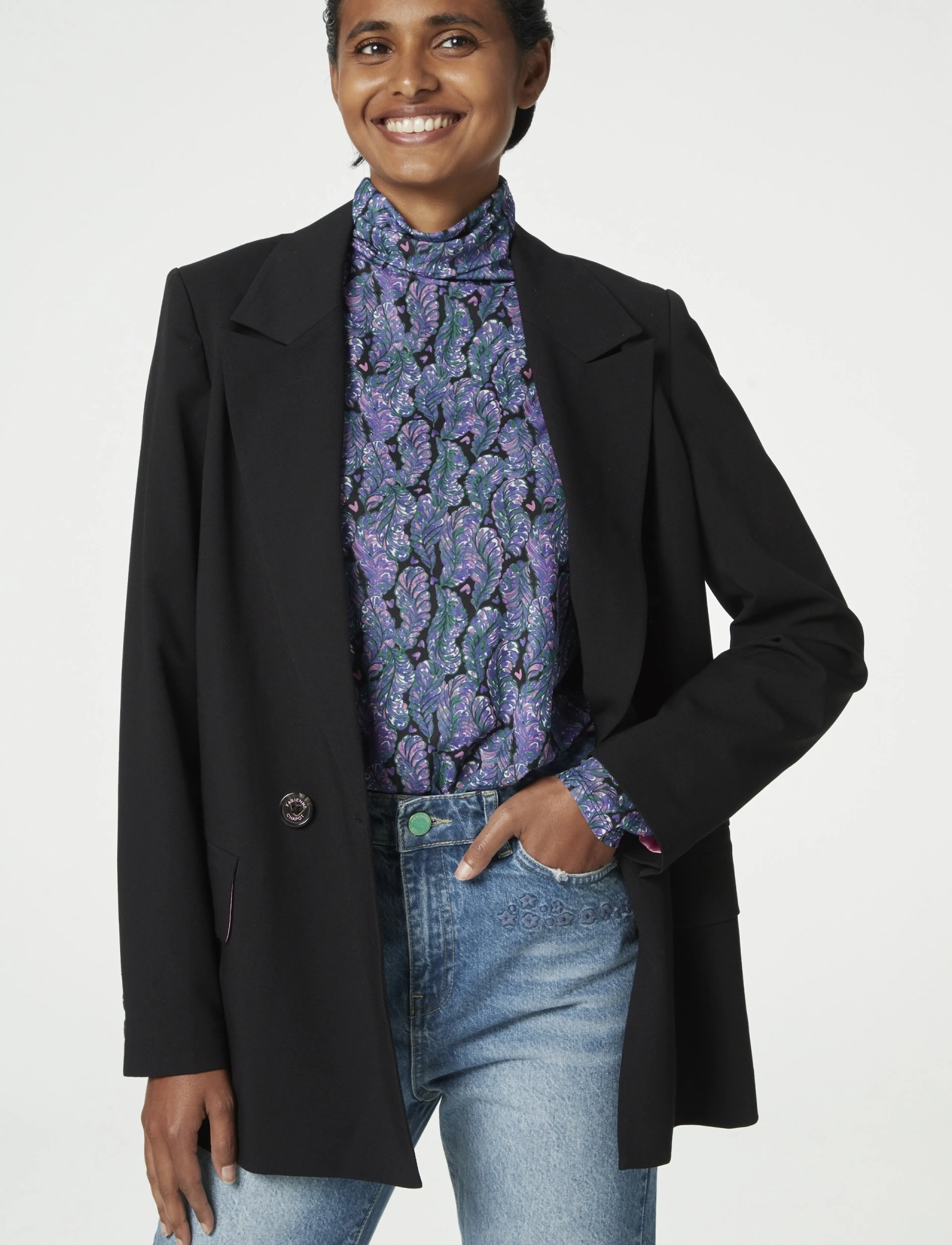 Fabienne Chapot - Michou Top - pitkähihaiset puserot - antra/poppy purple - 4