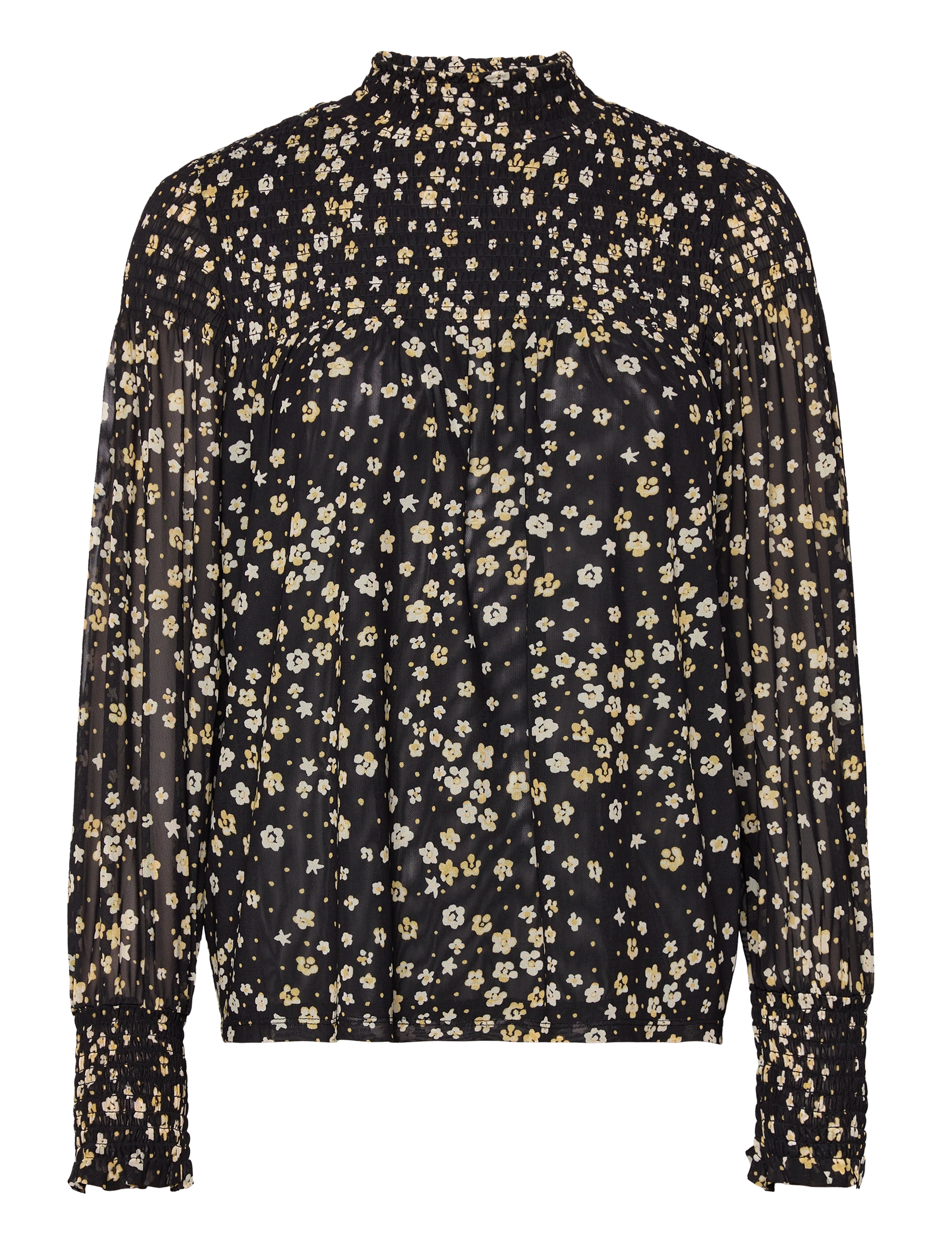 Fabienne Chapot Mila Top - Kläder - BLACK/DIJON YELLOW / black