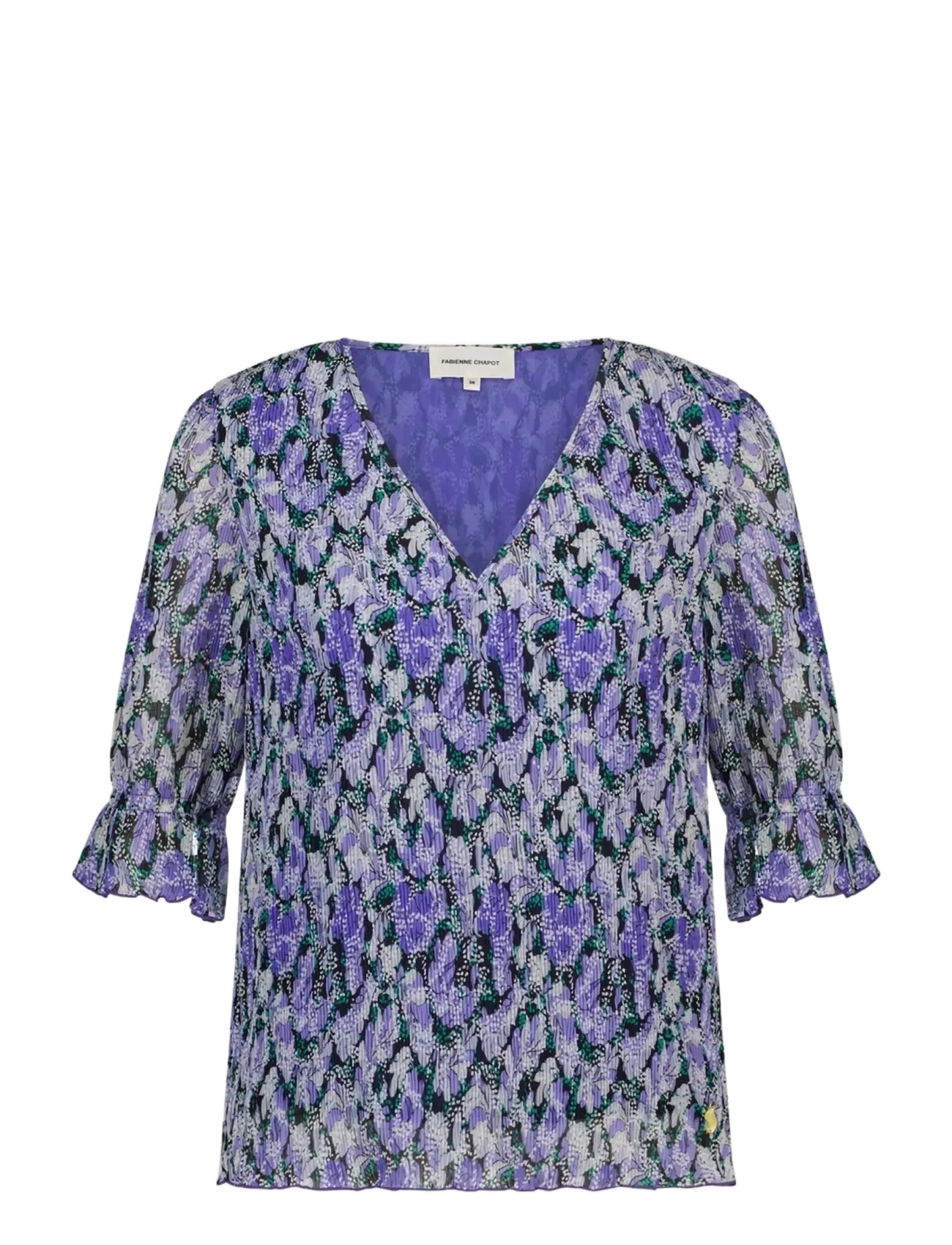 Fabienne Chapot Paula Top - Fabienne Chapot - POPPY PURPLE/CREAM W / purple