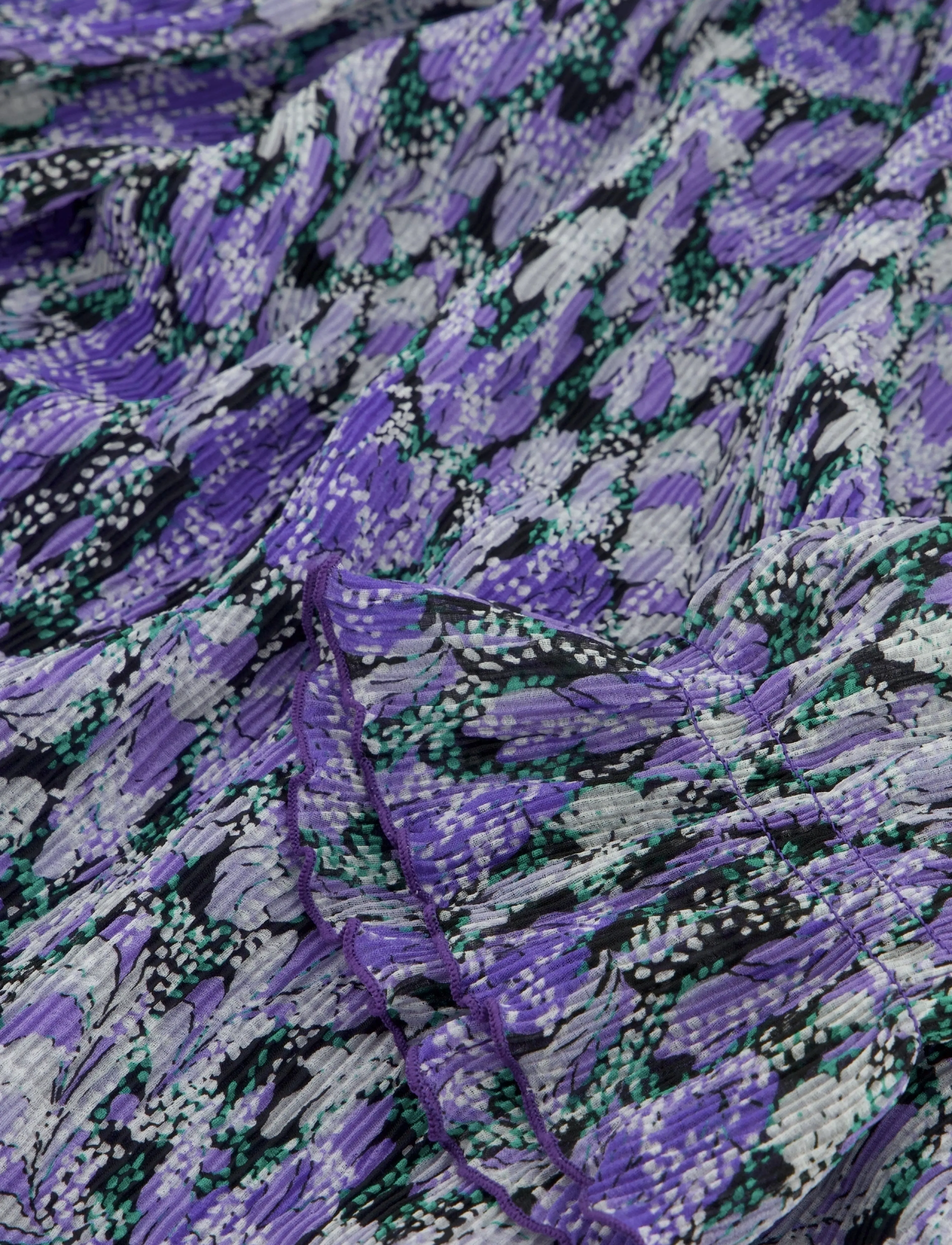 Fabienne Chapot - Jade Top - langærmede toppe - poppy purple/cream w - 2