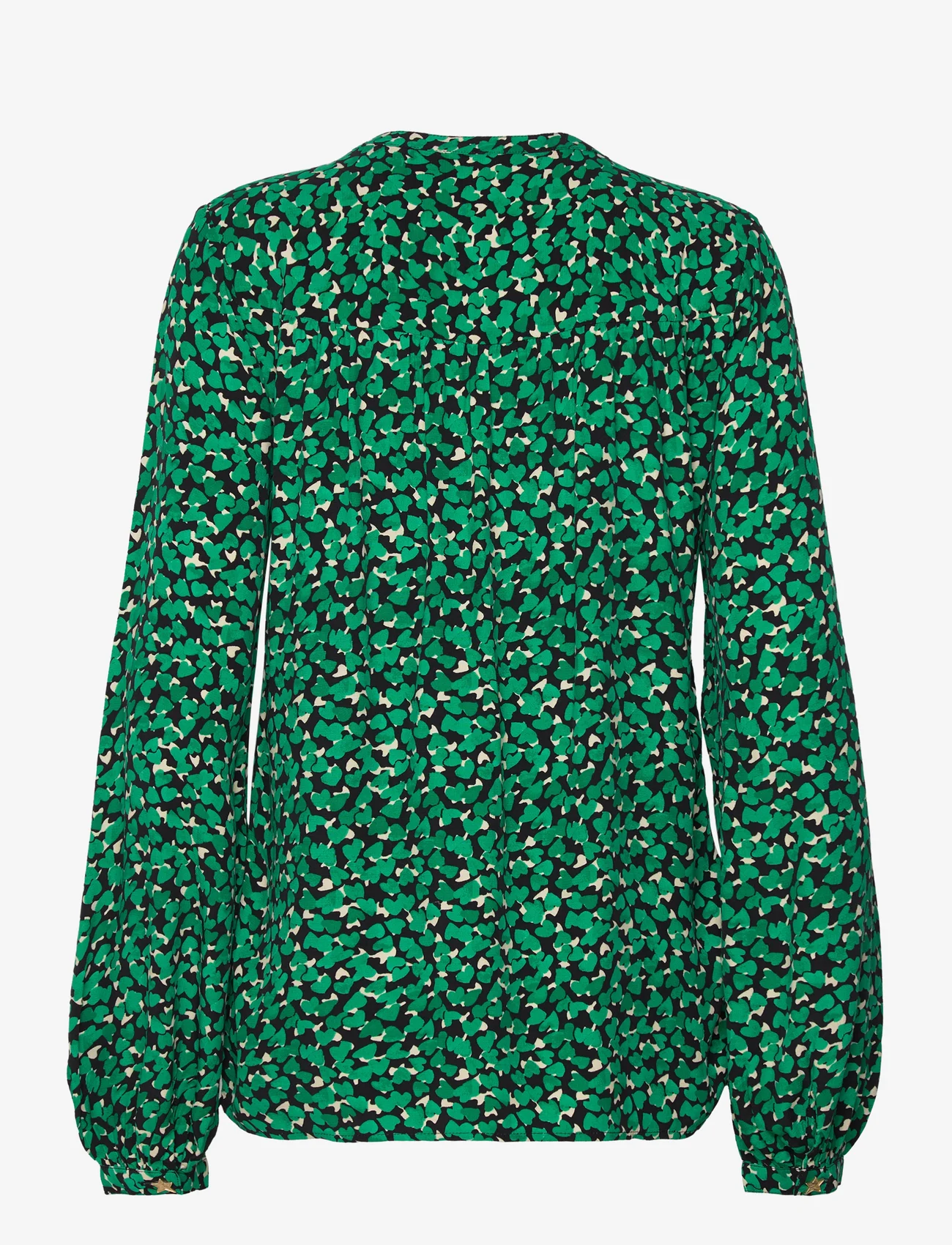 Fabienne Chapot - Frida Blouse - blouses met lange mouwen - feeling green/black - 1