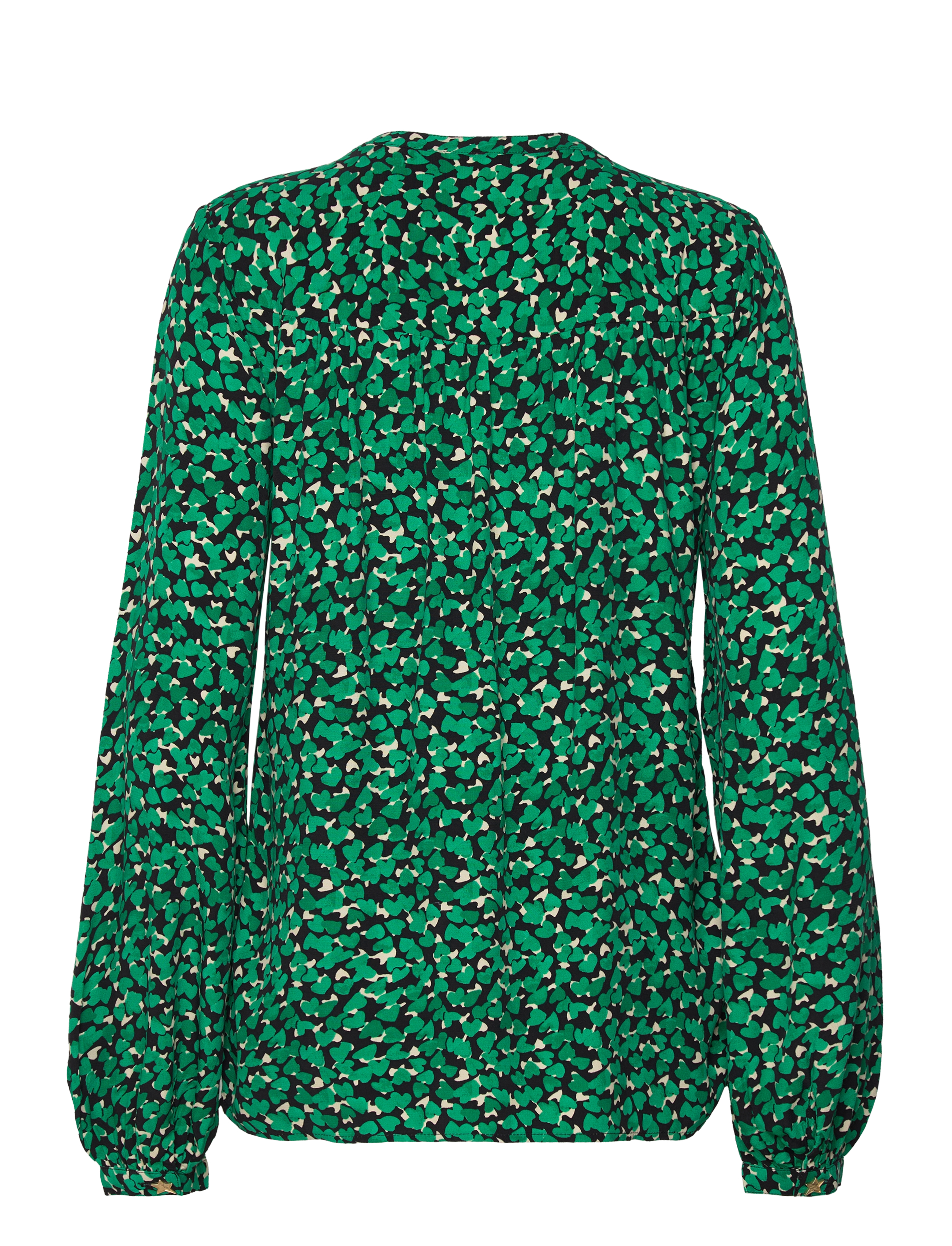 Fabienne Chapot - Frida Blouse - pikkade varrukatega pluusid - feeling green/black - 1