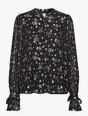 Fabienne Chapot - Kylie Blouse - bluzki z długimi rękawami - black/silver - 0