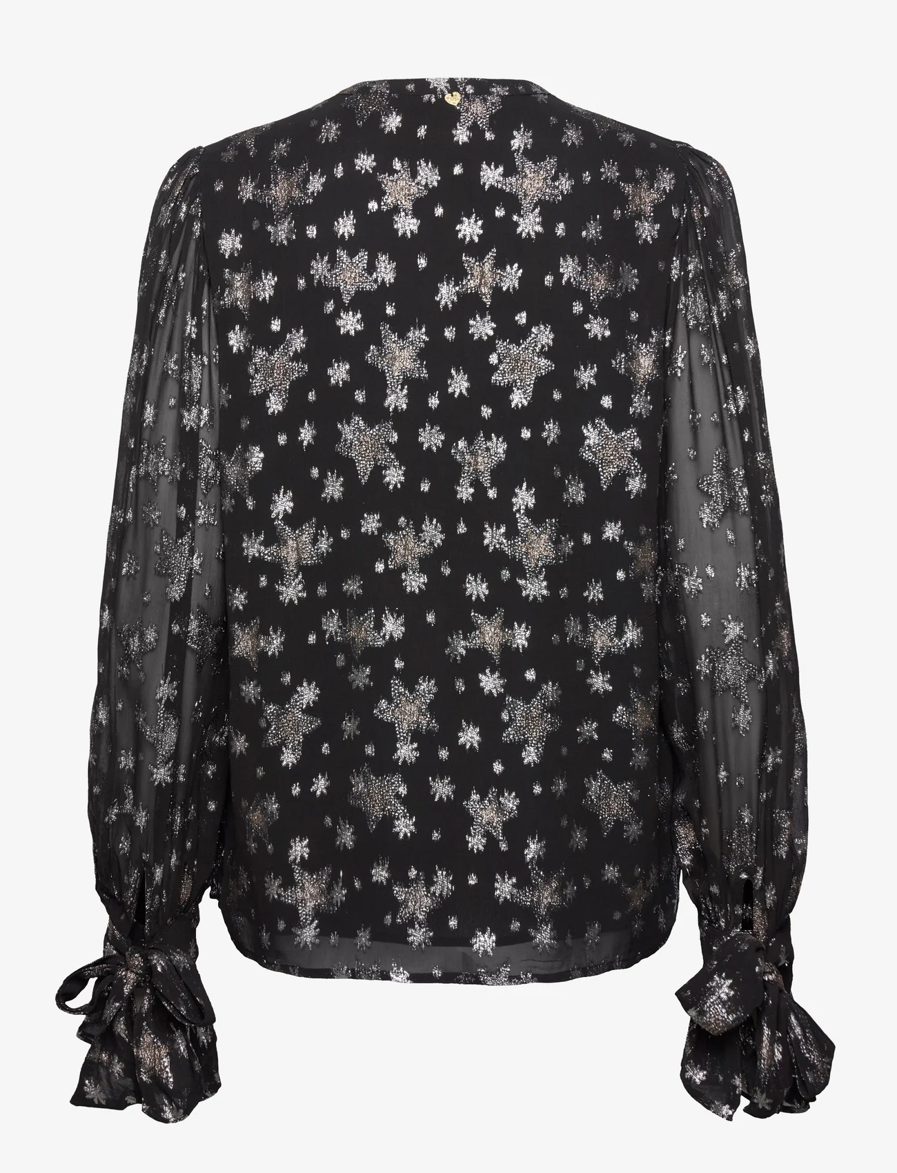 Fabienne Chapot - Kylie Blouse - blouses met lange mouwen - black/silver - 1