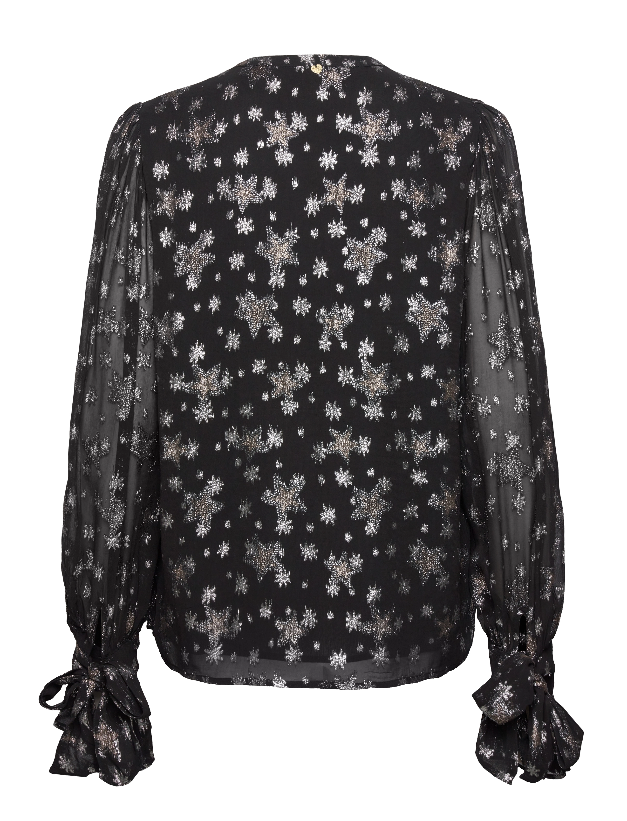 Fabienne Chapot - Kylie Blouse - langærmede bluser - black/silver - 1