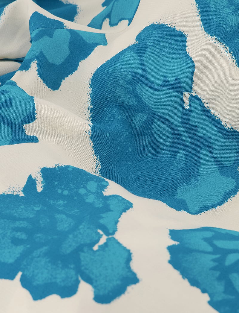 Fabienne Chapot - Cooper - kurzämlige blusen - azure blue/cream whi - 1