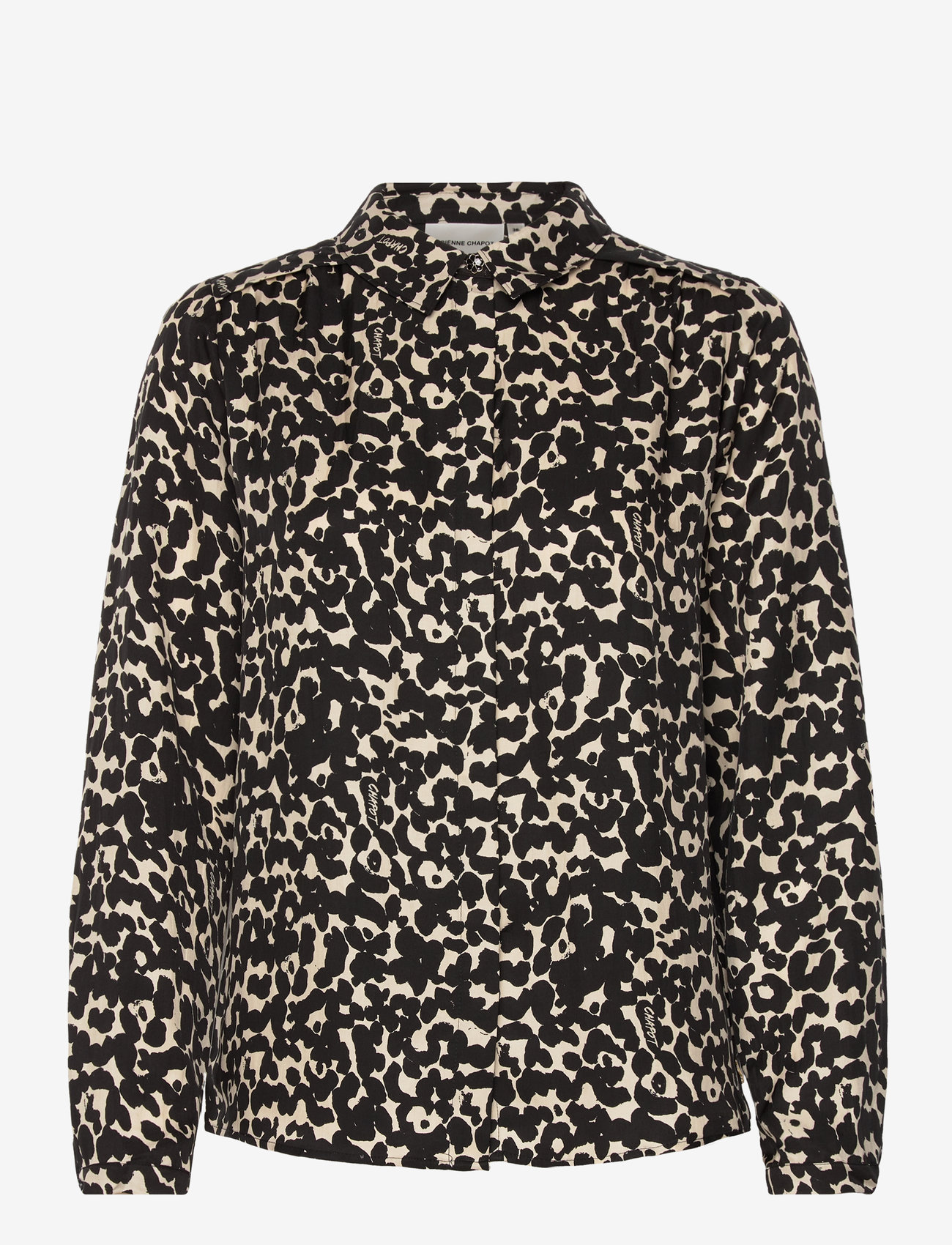 Fabienne Chapot - Sunrise Blouse - pikkade varrukatega pluusid - black/oat melange - 1