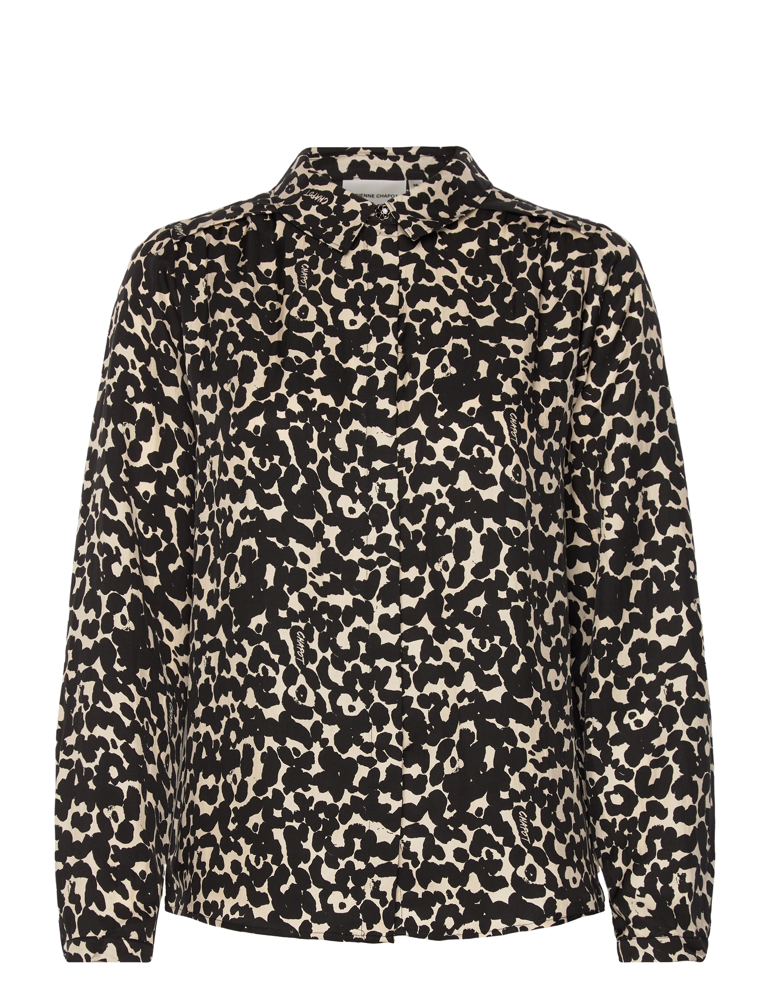 Fabienne Chapot Sunrise Blouse - Fabienne Chapot - BLACK/OAT MELANGE / black