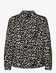 Fabienne Chapot - Sunrise Blouse - bluzki z długimi rękawami - black/oat melange - 1